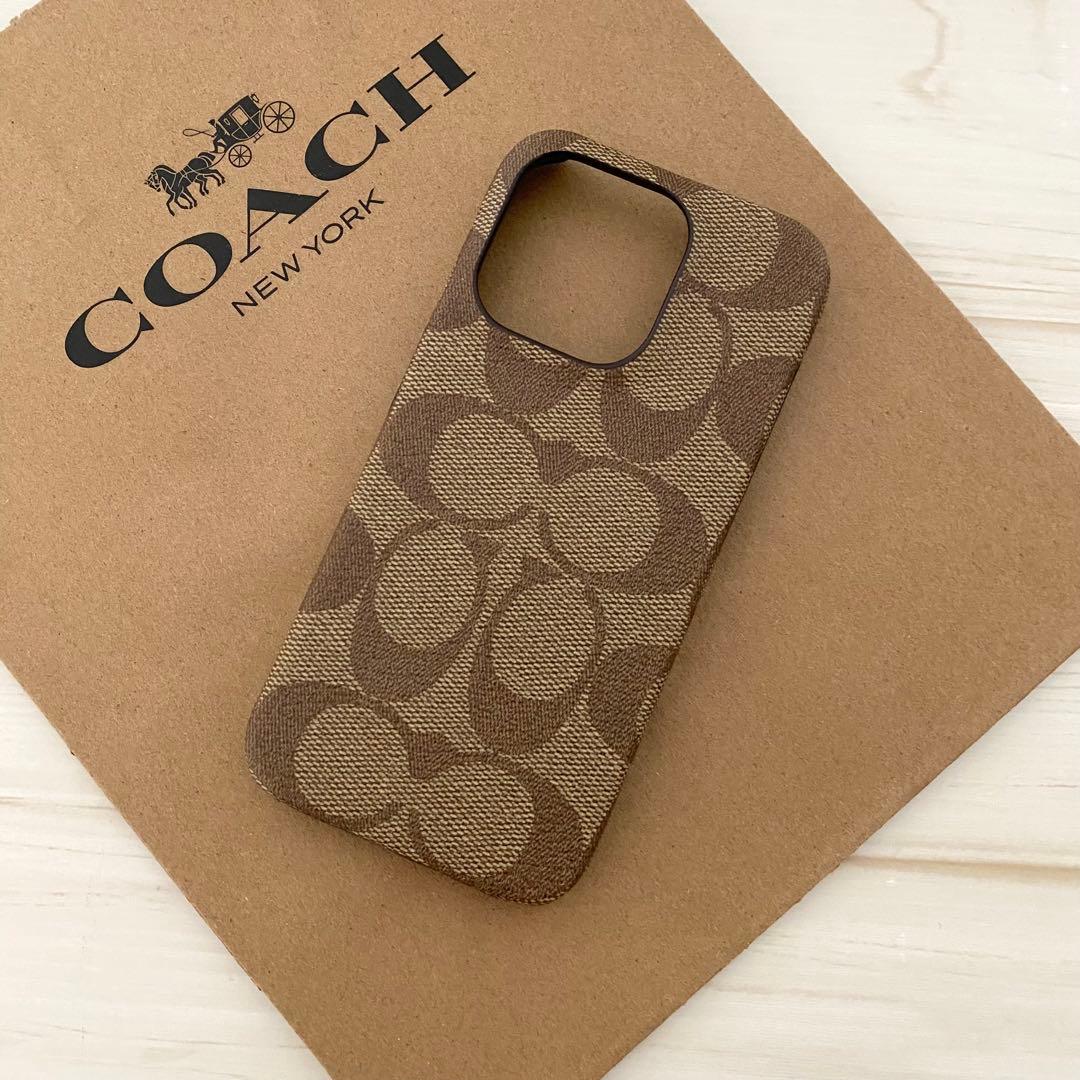 ★ COACH コーチ iPhoneケース iPhone15 Pro対応ケース