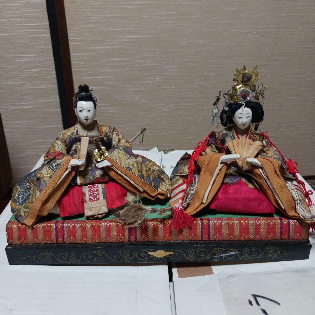 雛飾り　御殿　赤屋根