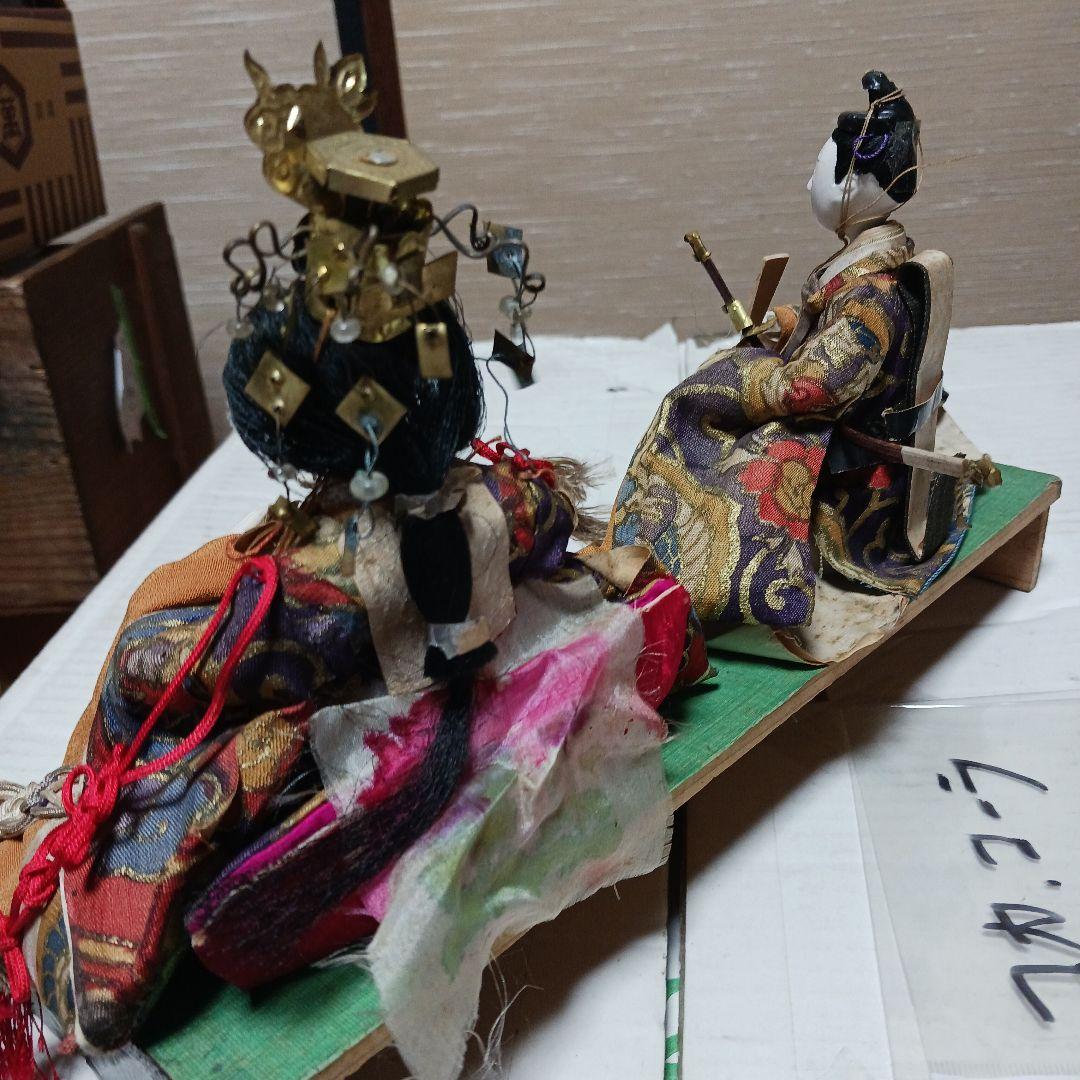 雛飾り　御殿　赤屋根