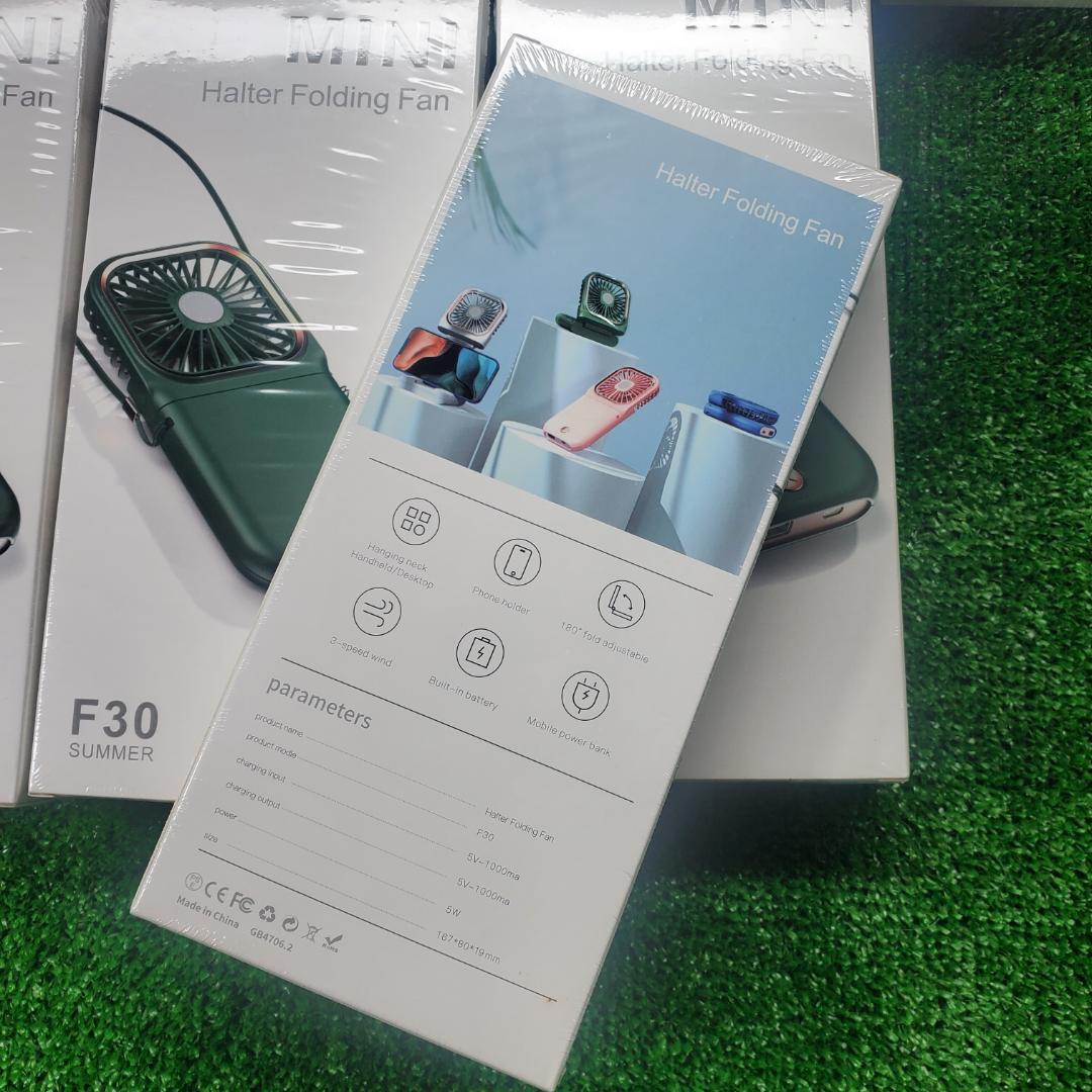 ■【 まとめて10個セット 】5WAY スマホ充電器付き ポータブルUSBファン