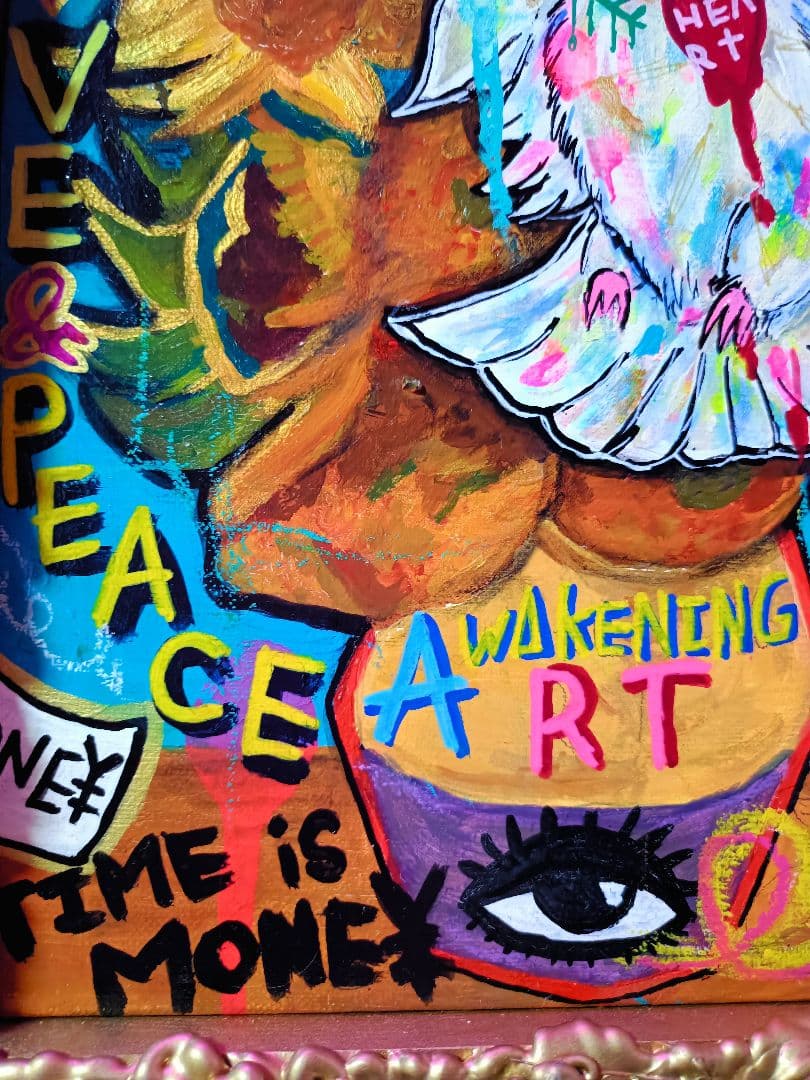 【一点物アート】Symbol of PEACE-平和の象徴-【簡易額入り】