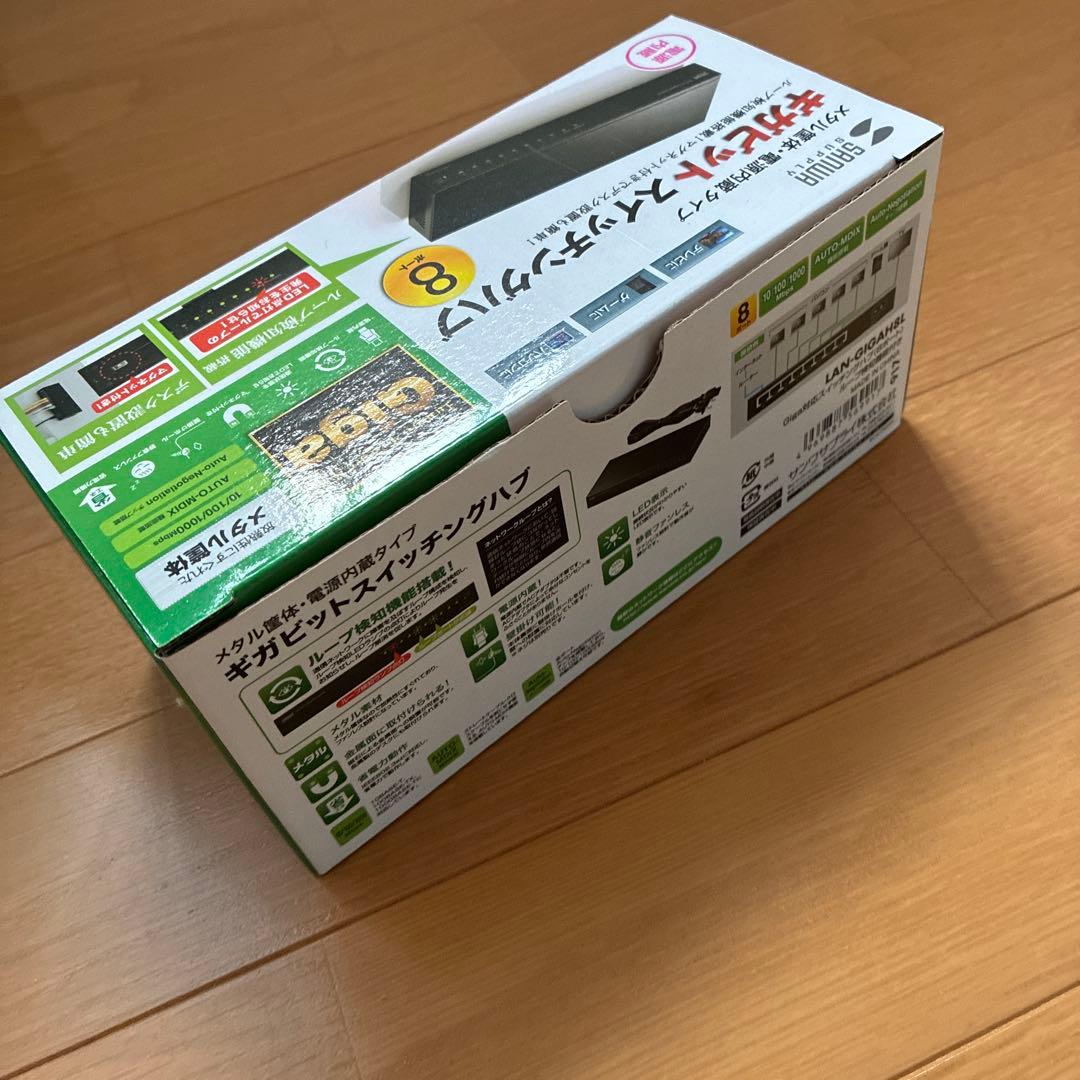 あめ様用　サンワサプライ スイッチングハブLAN-GIGAH8L 2台