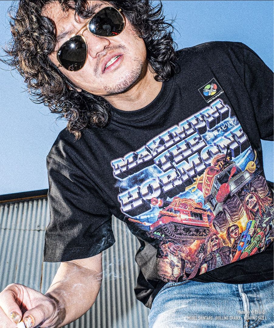 マキシマムザホルモン 濃帝羅(コッテラ)スピリッツ Tシャツ 黒　Lサイズ