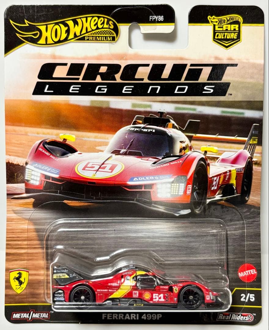 ホットウィール (4点) 499P、ラ・フェラーリ、ポルシェ 911、RWB