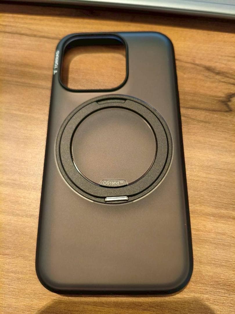 iPhone 15 Pro 用ケース 360度回転スタンド MagSafe対応