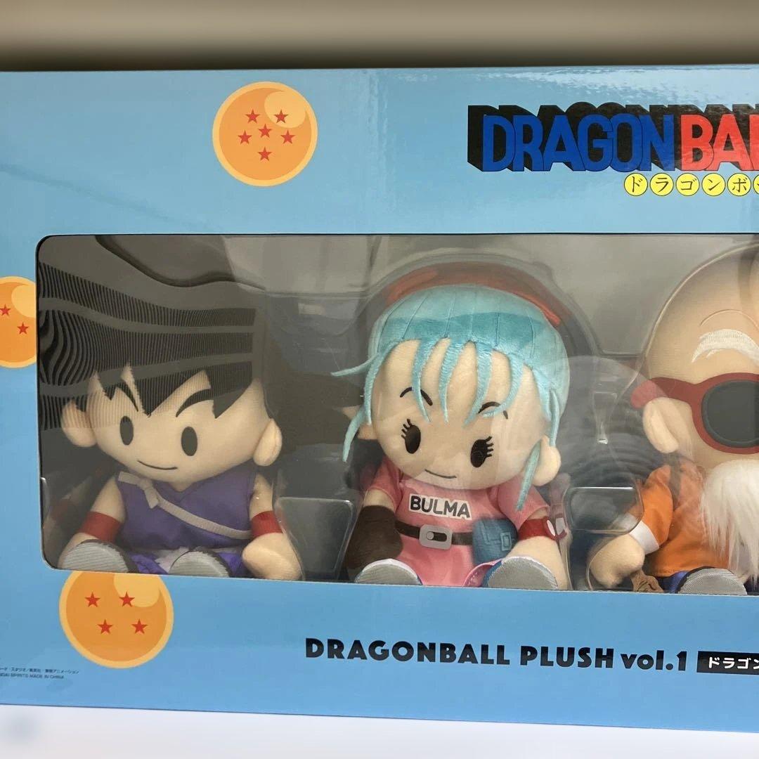 バンダイプレミアム　ドラゴンボールぬいぐるみ　悟空　ブルマ　亀仙人　クリリン