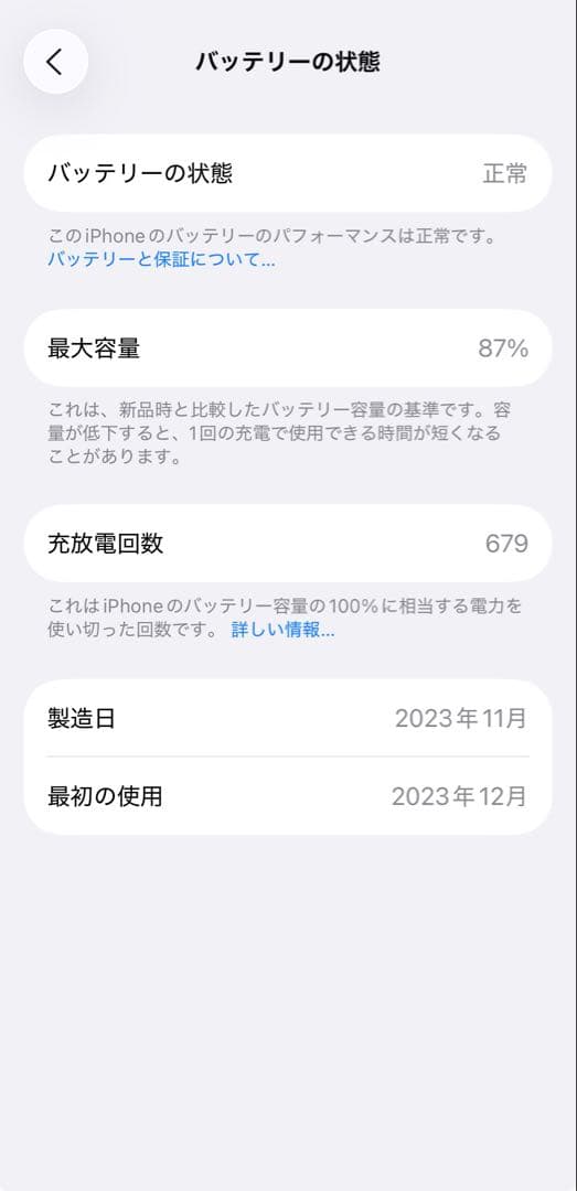Apple iPhone 15 Pro ホワイトチタニウム 本体 箱付き