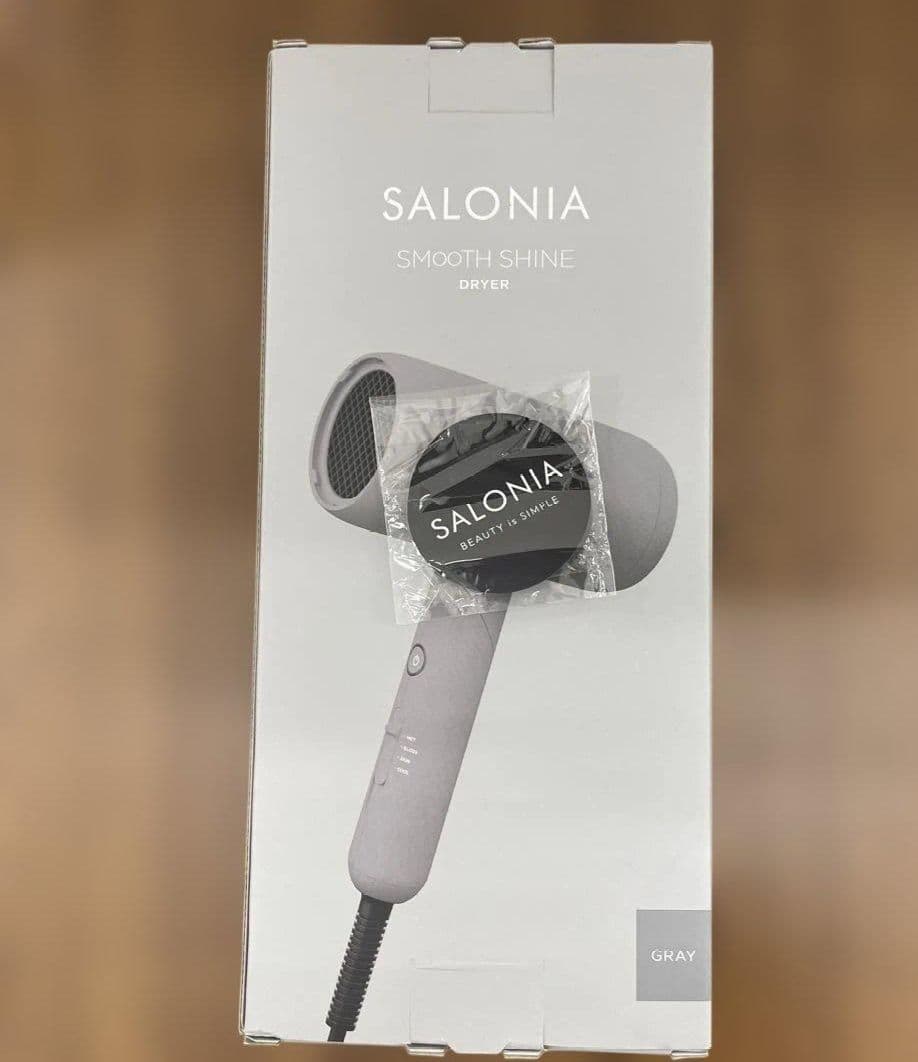 SALONIA サロニア　スムースシャインドライヤー　グレー　新品