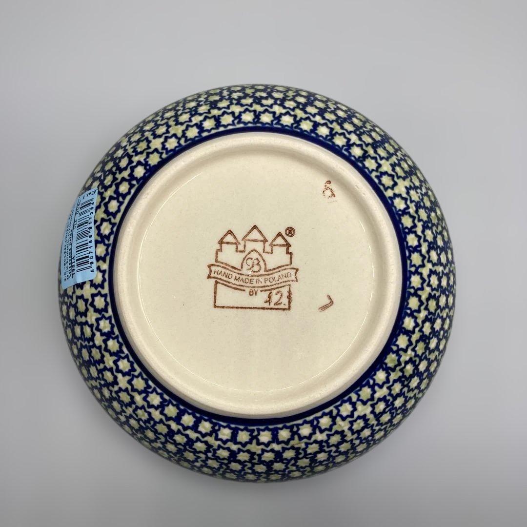 ポーリッシュポタリー　銘々皿14cm 2枚セット　新品　ポーランド食器