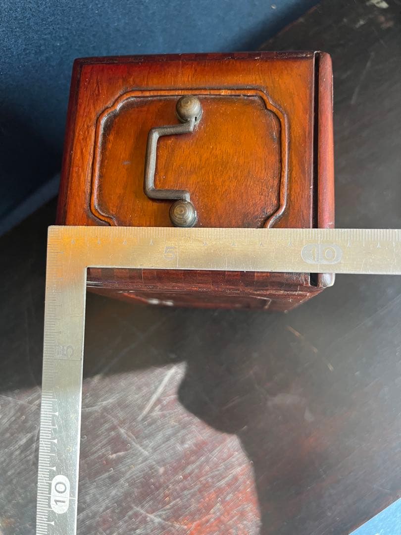 唐木盒 古美術 彫刻