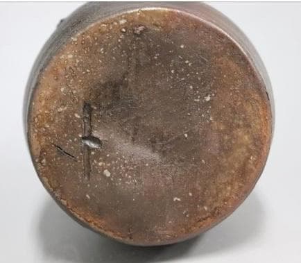 人間国宝　金重陶陽　窯変徳利　M331