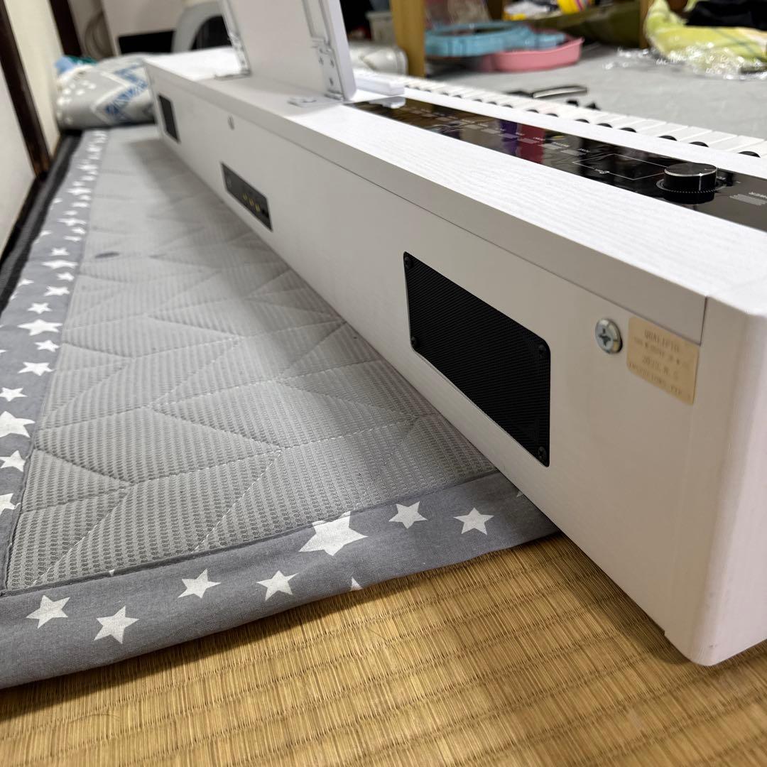 kimfbay 電子ピアノ　88鍵盤　白　ペダル付き　BL-580