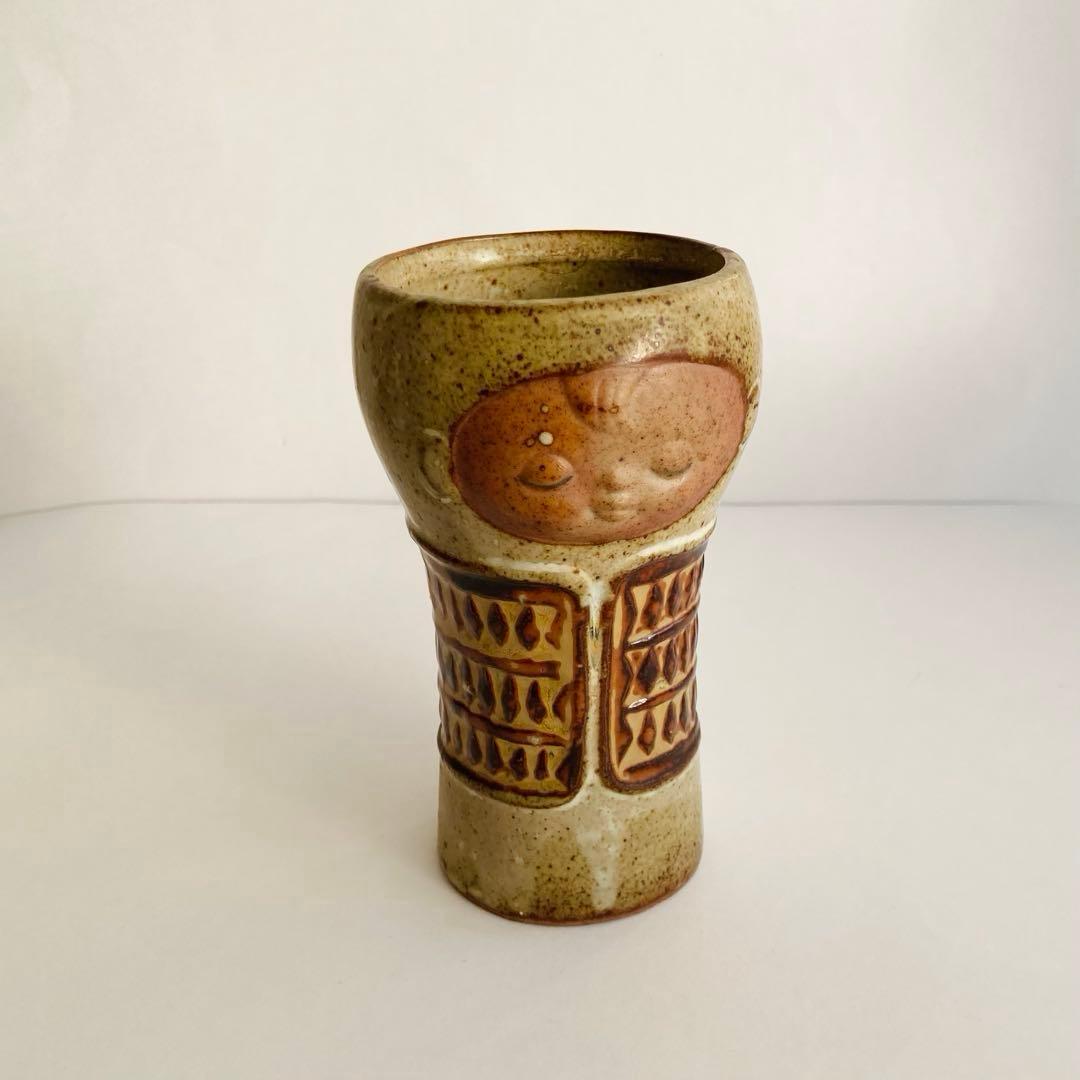 陶器レトロ花瓶　五十嵐豊、ビヨン・ヴィンブラッドやREX VALENCIA好きに