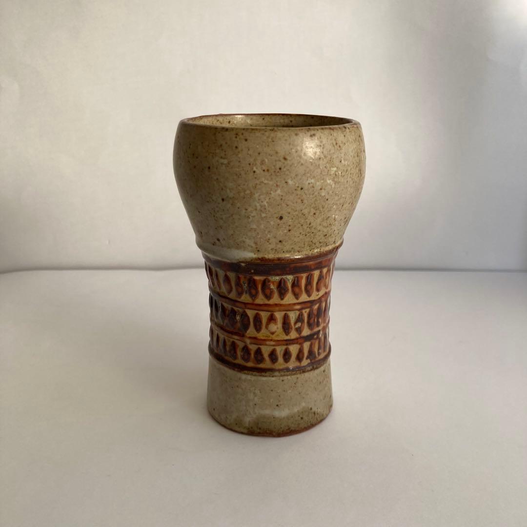 陶器レトロ花瓶　五十嵐豊、ビヨン・ヴィンブラッドやREX VALENCIA好きに