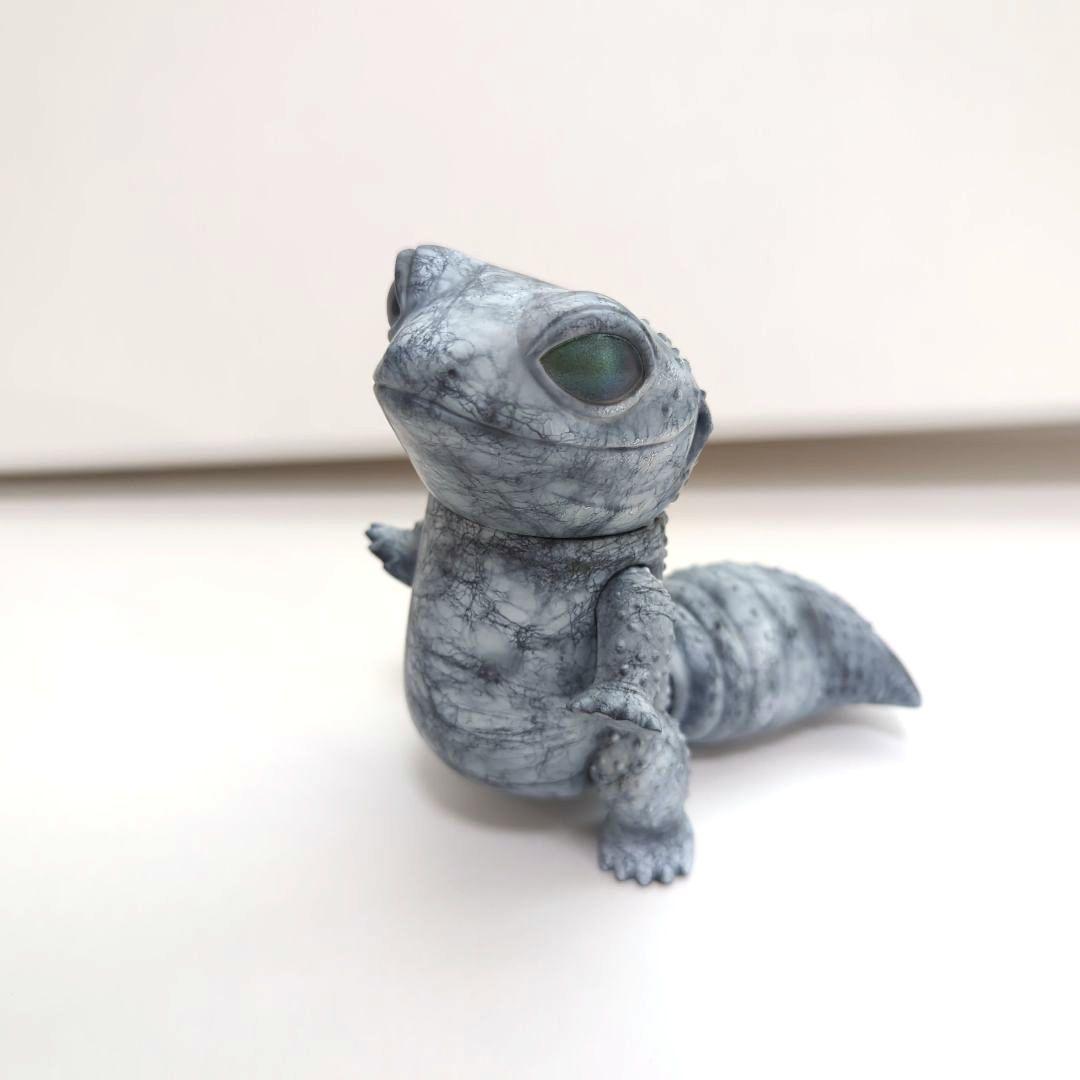ヒョウモントカゲモドキ　レオパ　ソフビ　フィギュア　爬虫類　トカゲ　ヤモリ