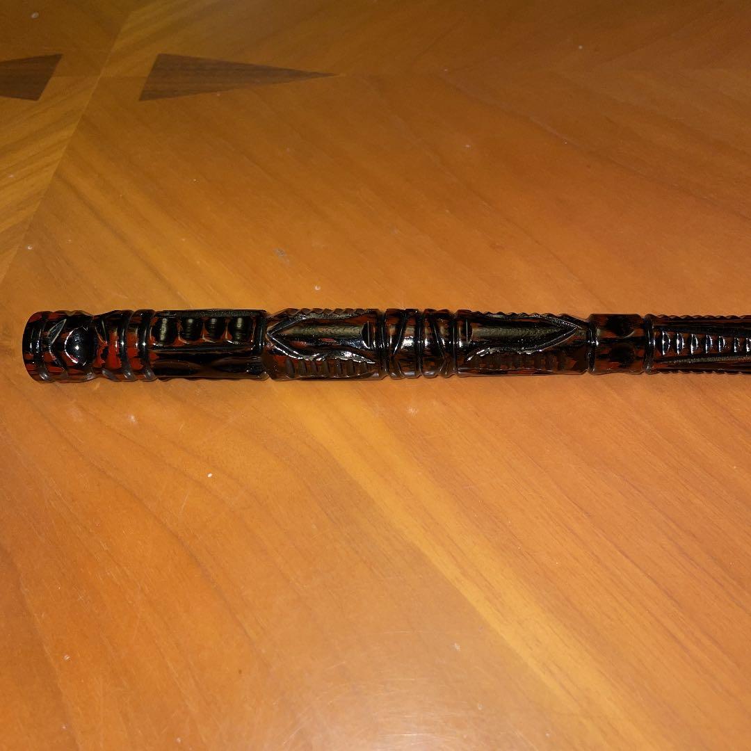 煙管　北国　木彫