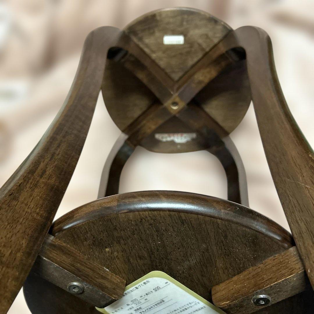 フラワースタンド 木製 花台 二段ラック サイドテーブル 台 キズ有り