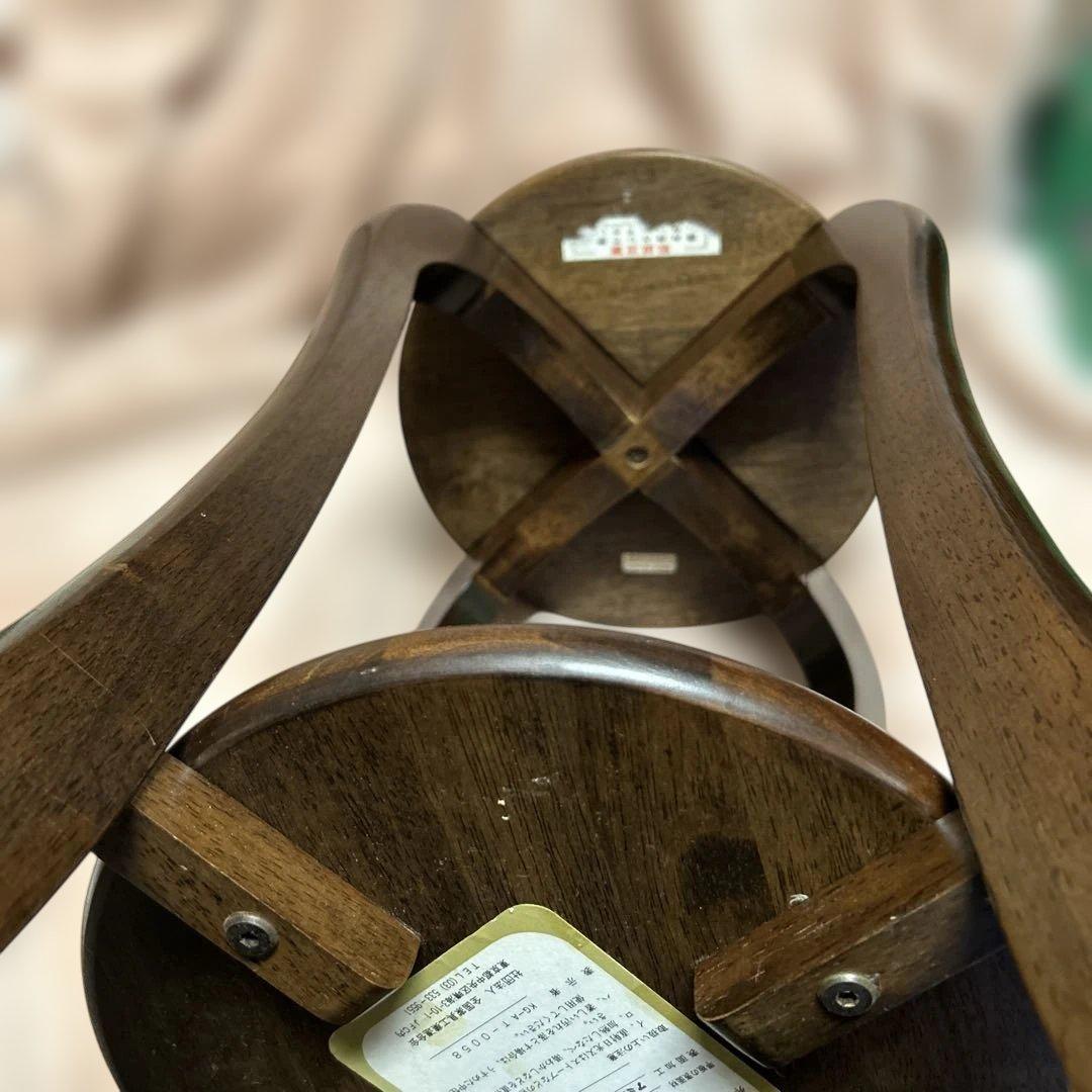 フラワースタンド 木製 花台 二段ラック サイドテーブル 台 キズ有り