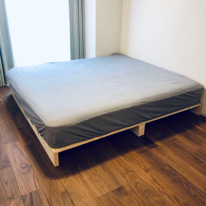 すのこベッド　キングサイズ