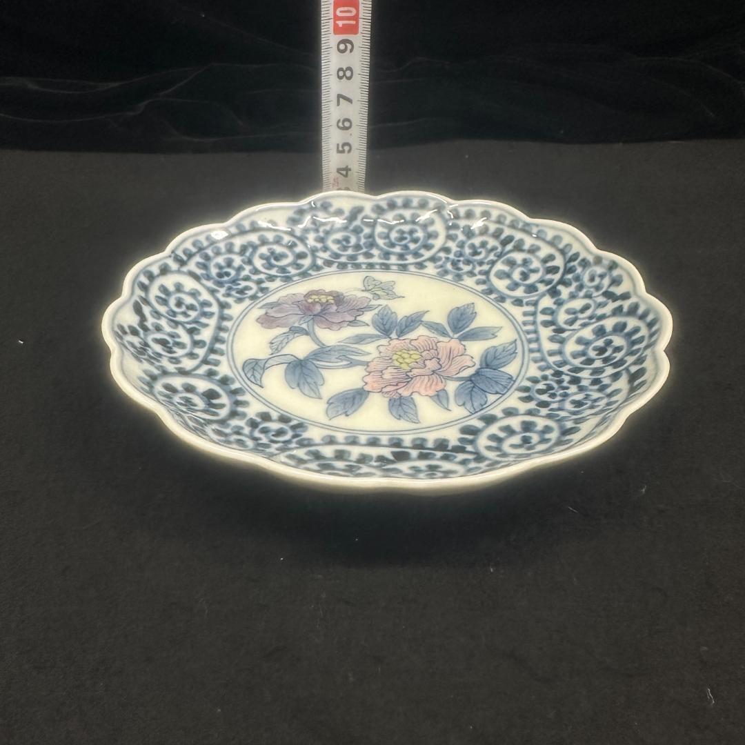 伊万里焼　福右衛門窯 染錦 　小皿