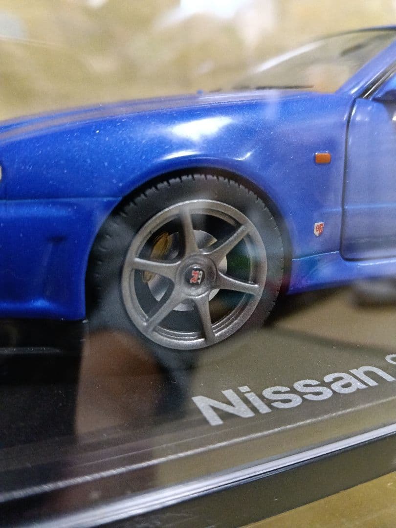 新品クリアケース1/24スカイラインGT-R（BNR34）美品