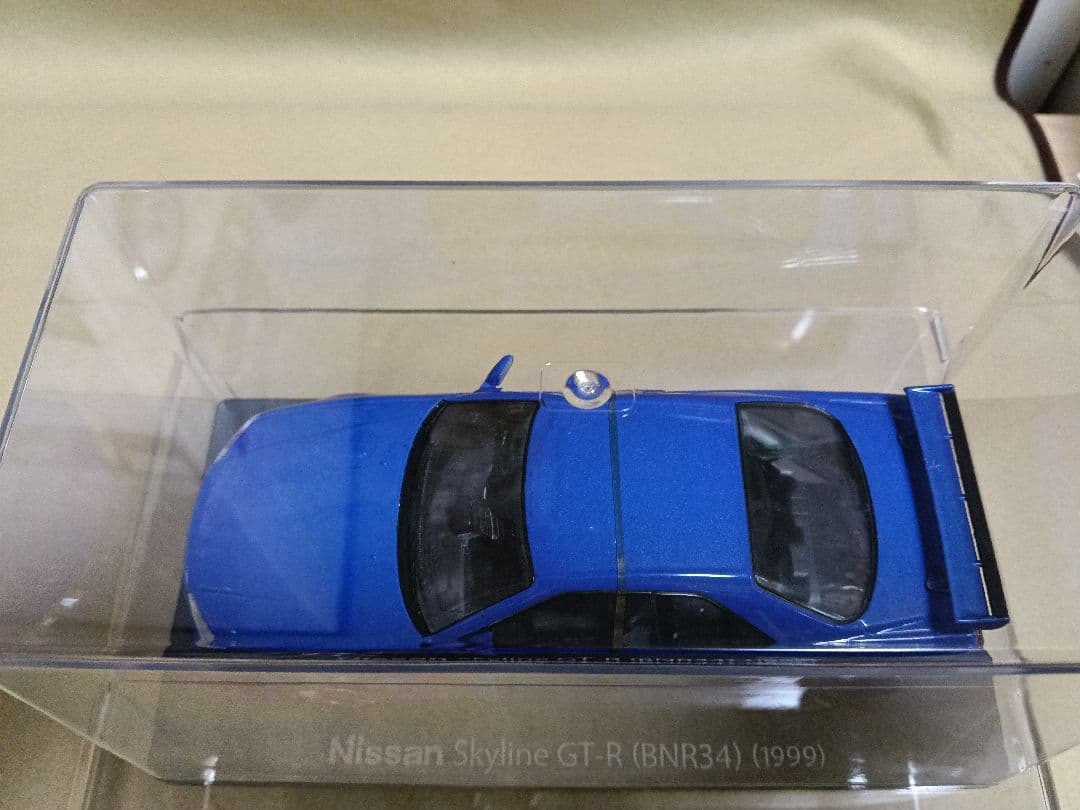 新品クリアケース1/24スカイラインGT-R（BNR34）美品