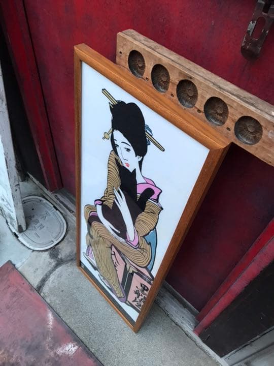 ＊ 黒船屋 布プリント 特大サイズ ポスター 壁掛け ＊