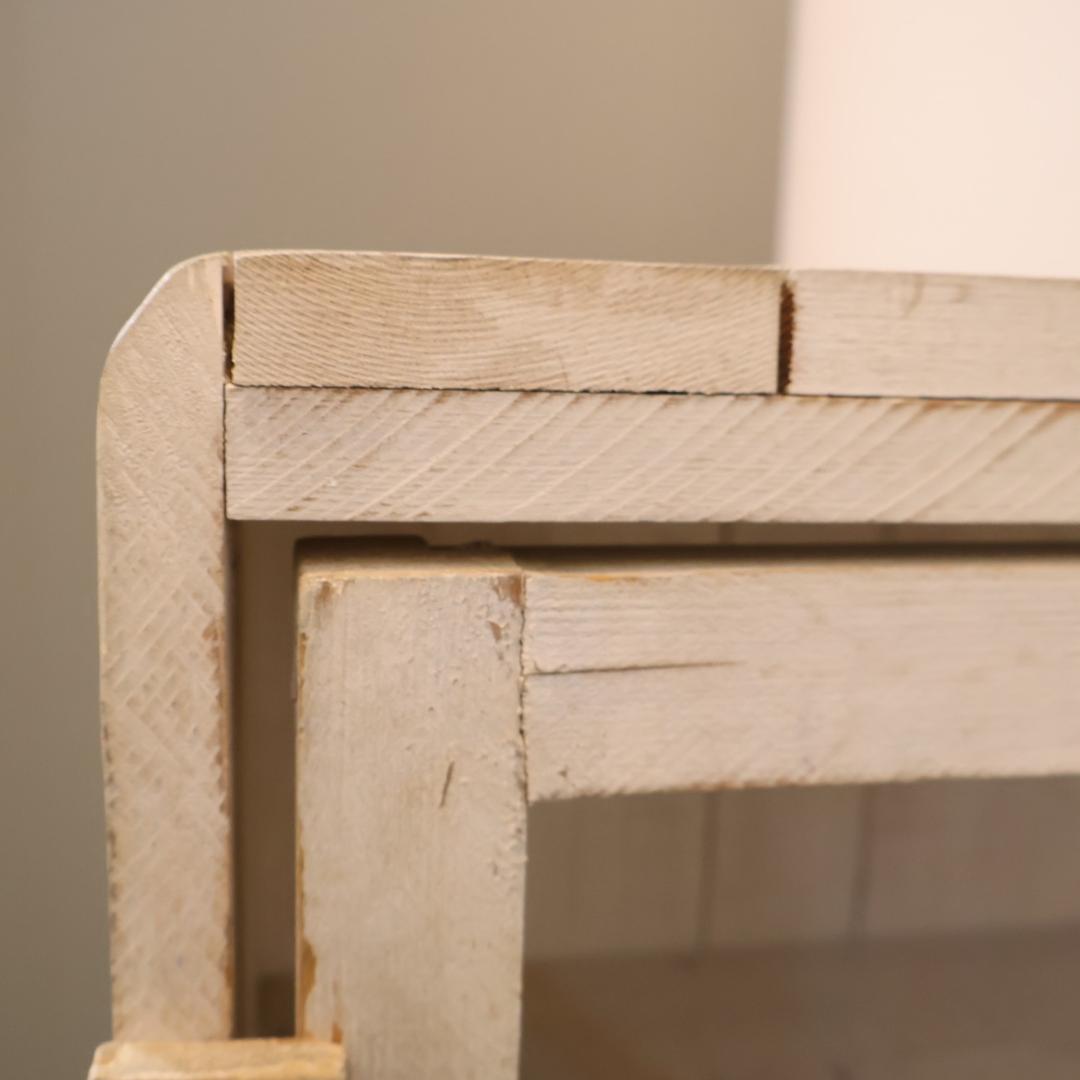 温故知新 古家具 ガラス戸棚 シェルフ 飾り棚 キュリオケース ヴィンテージ