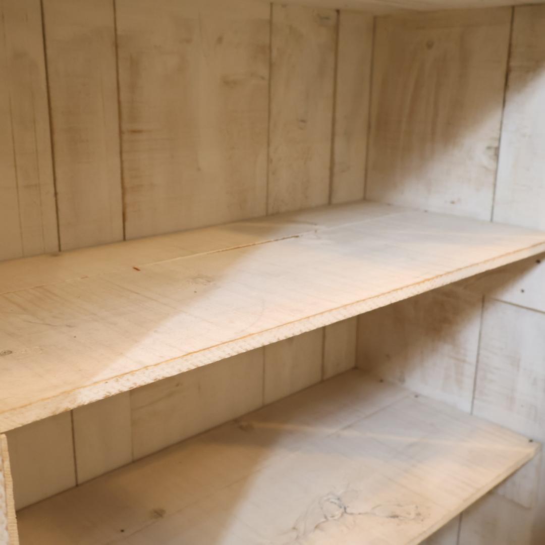 温故知新 古家具 ガラス戸棚 シェルフ 飾り棚 キュリオケース ヴィンテージ