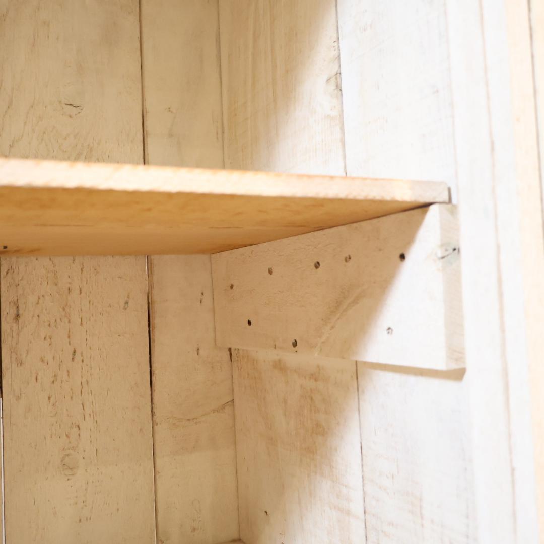 温故知新 古家具 ガラス戸棚 シェルフ 飾り棚 キュリオケース ヴィンテージ