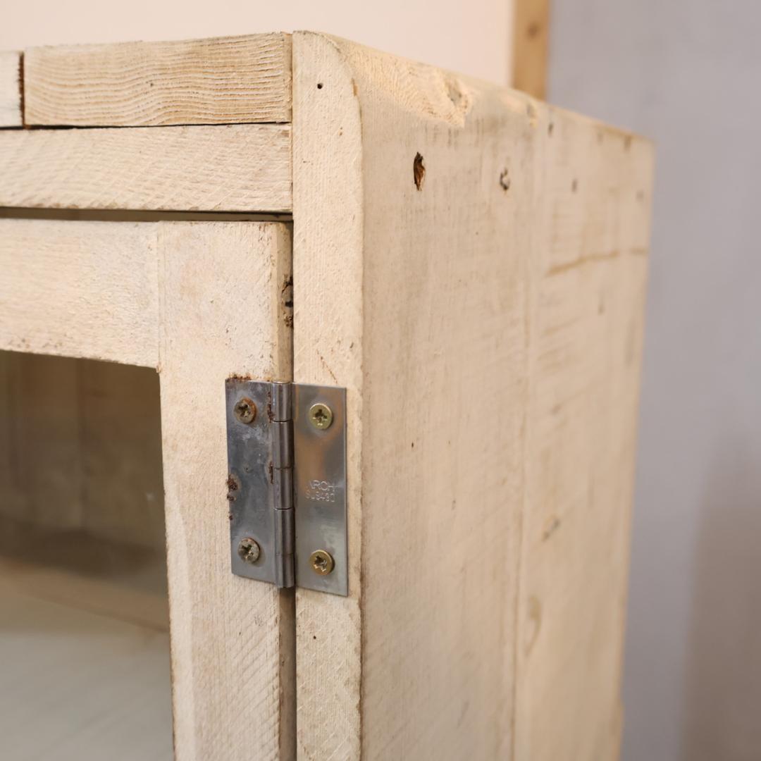 温故知新 古家具 ガラス戸棚 シェルフ 飾り棚 キュリオケース ヴィンテージ