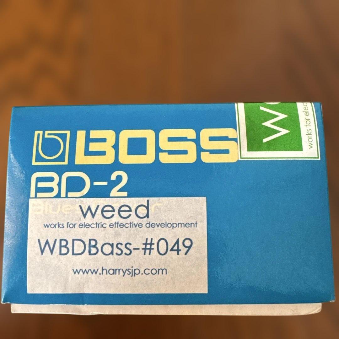 ギター BOSS BD-2 Blues D weed mod for bass