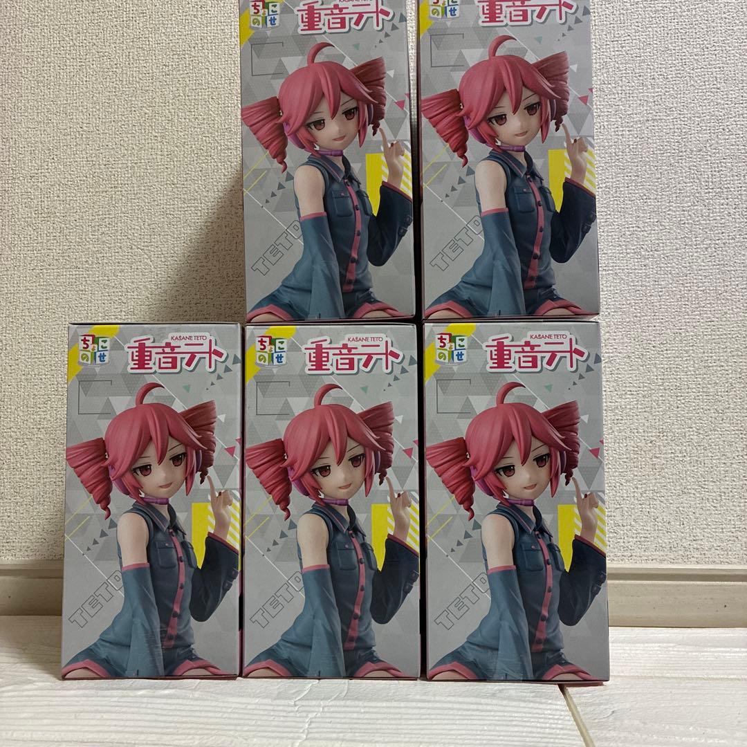 重音テト　ちょこのせプレミアム　フィギュア　5個セット