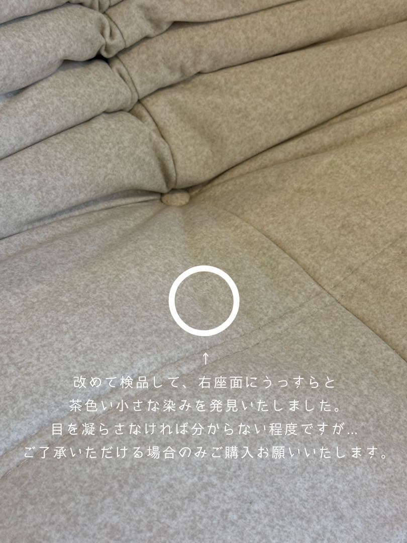 ROSET Togo リーンロゼ トーゴ2人掛けソファ ＋パフ 50周年限定品