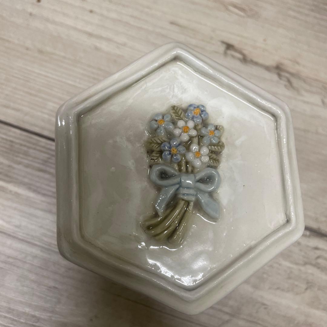 小園さやか　蓋もの　菓子入れ　キャニスター