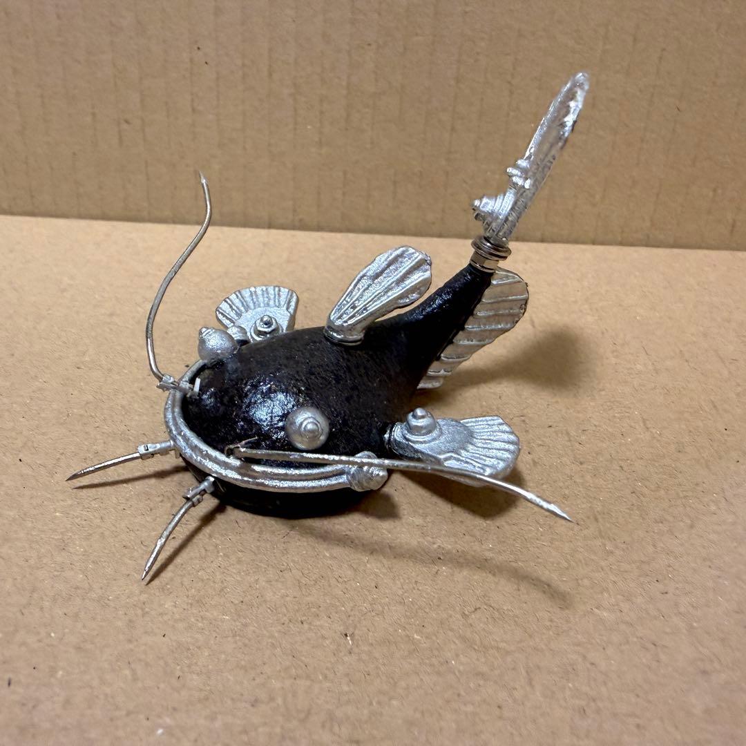 1点もの SHOVEL HEAD なまず 宇田川誉仁作 ハンドメイド フィギュア