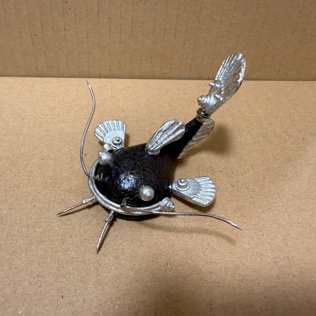1点もの SHOVEL HEAD なまず 宇田川誉仁作 ハンドメイド フィギュア