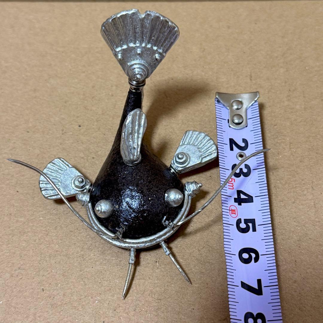 1点もの SHOVEL HEAD なまず 宇田川誉仁作 ハンドメイド フィギュア