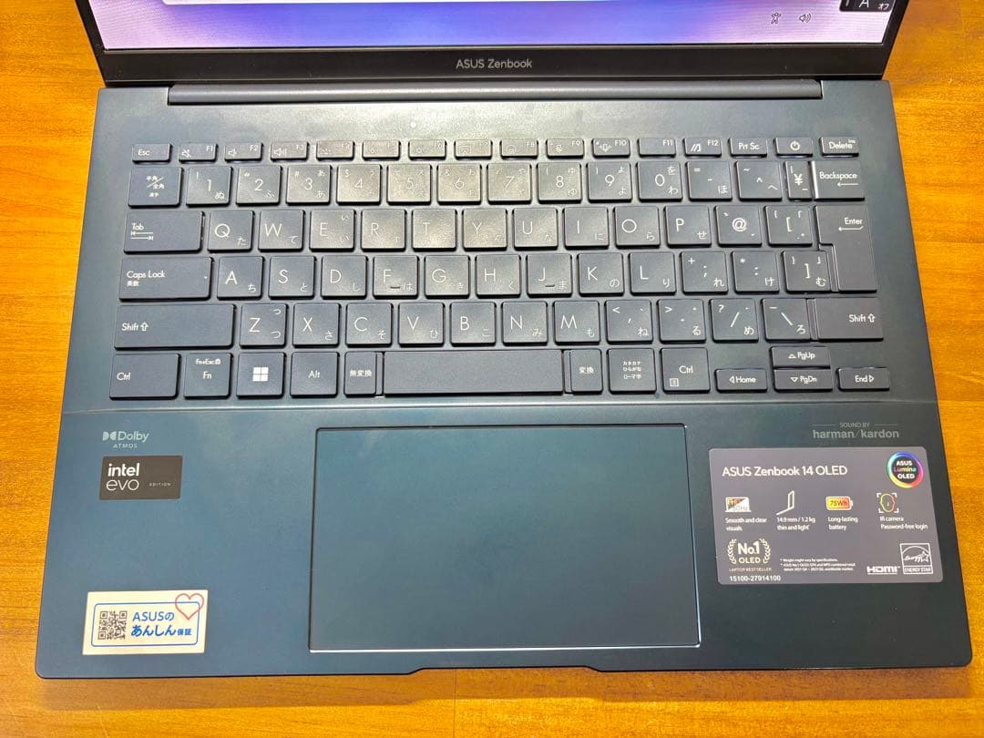 【美品】ASUS Zenbook 14 UX3405MA core ultra7