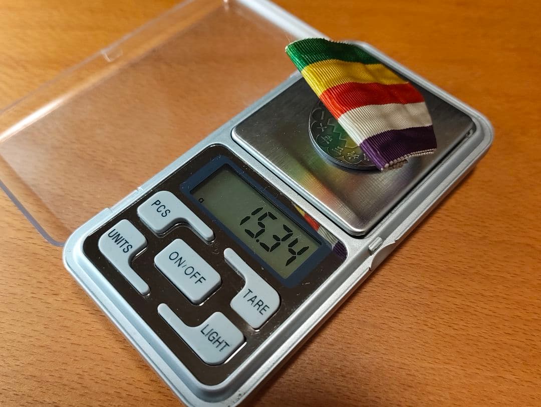 昭和三年 大禮記念章 約15.3g 純銀 昭和天皇即位記念 メダル 勲章 銀製