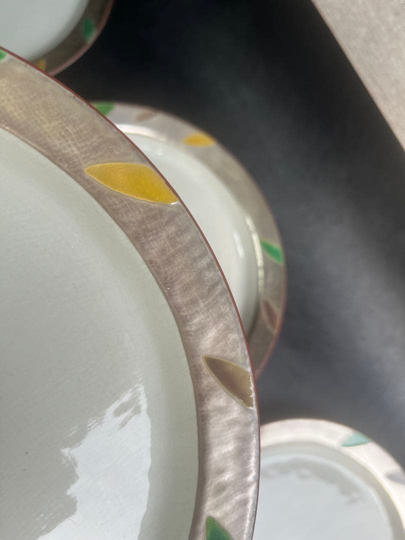 蔵珍窯　純銀　大皿　プレート　３枚　いぶし銀