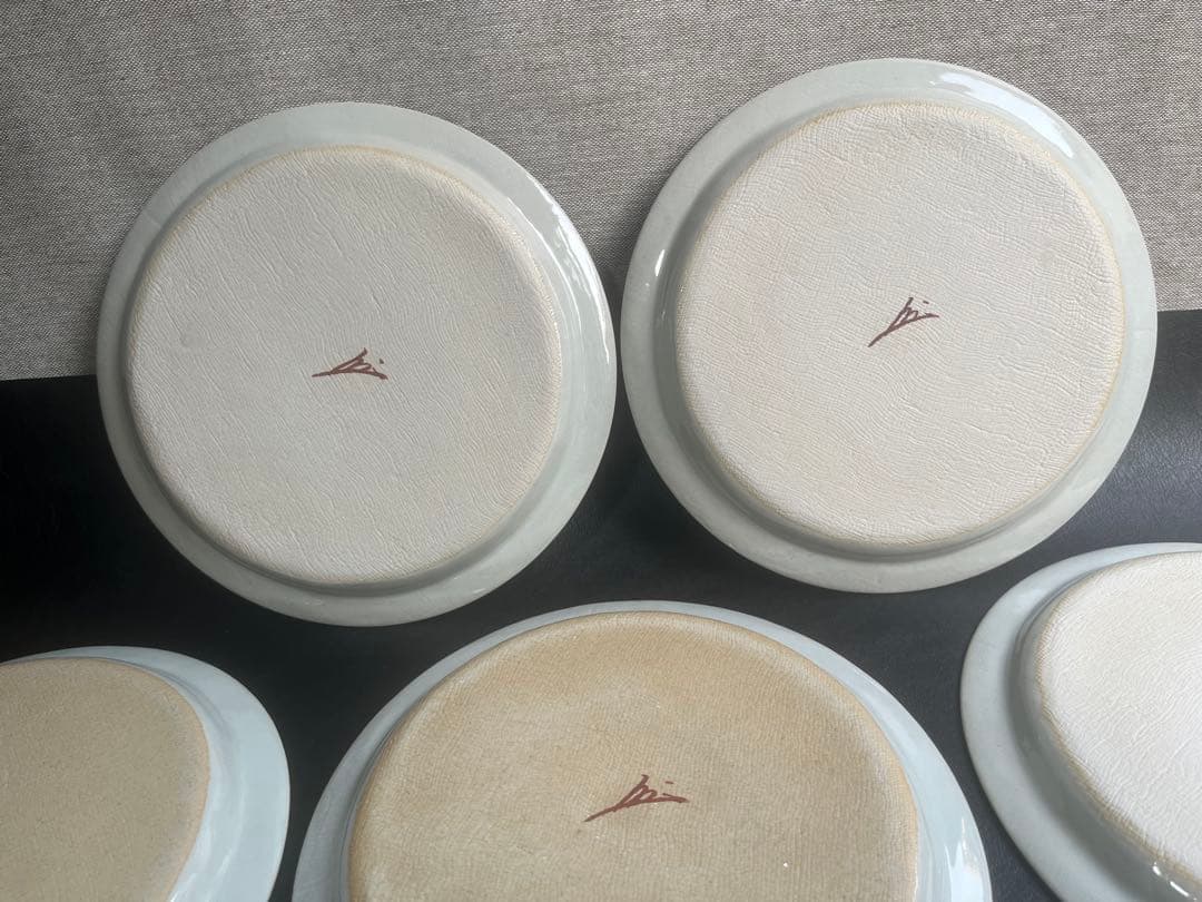 蔵珍窯　純銀　大皿　プレート　３枚　いぶし銀