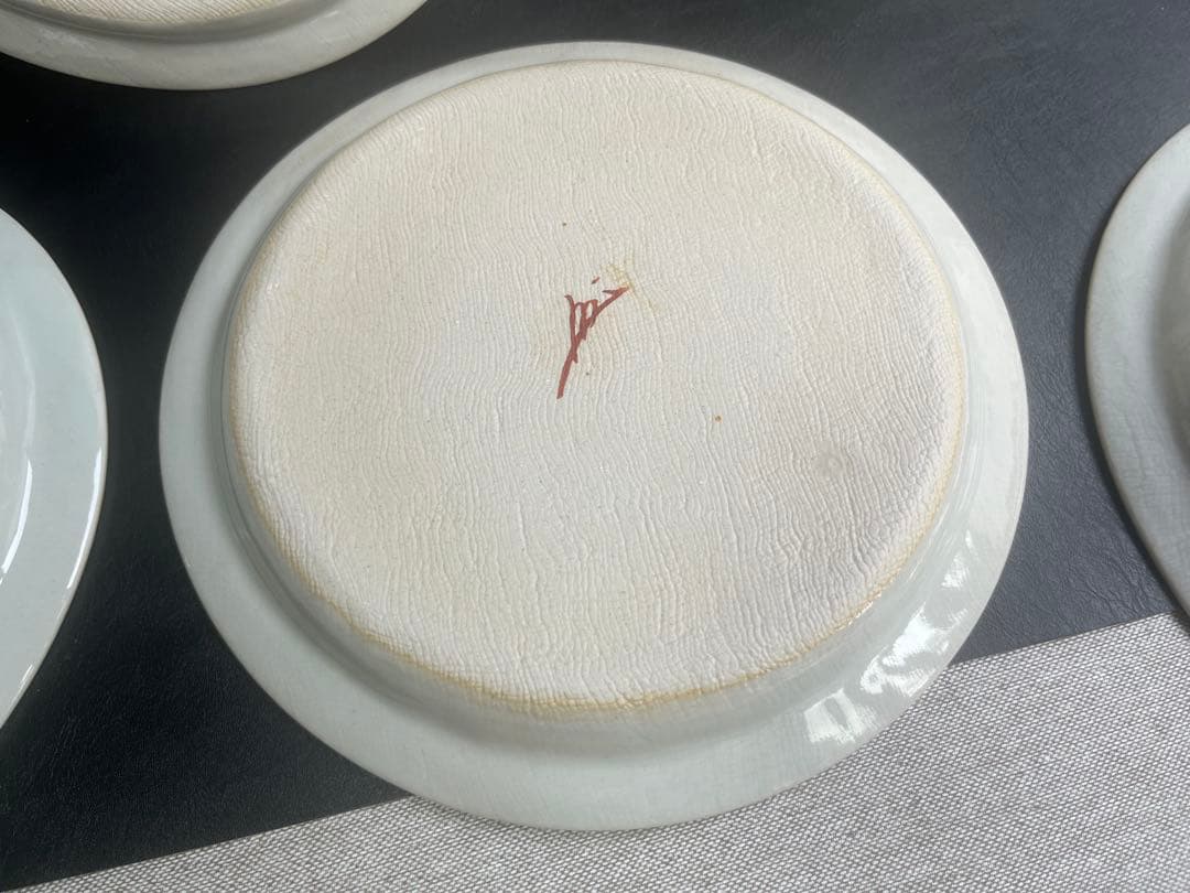 蔵珍窯　純銀　大皿　プレート　３枚　いぶし銀