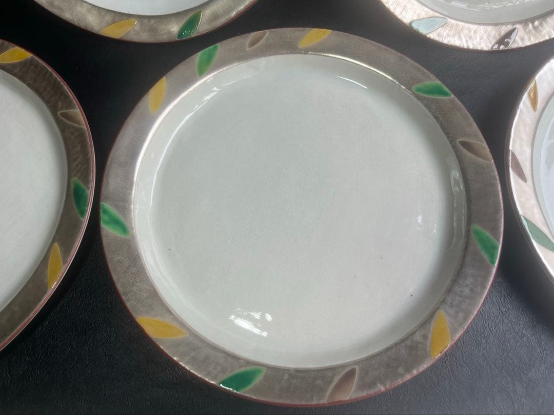 蔵珍窯　純銀　大皿　プレート　３枚　いぶし銀