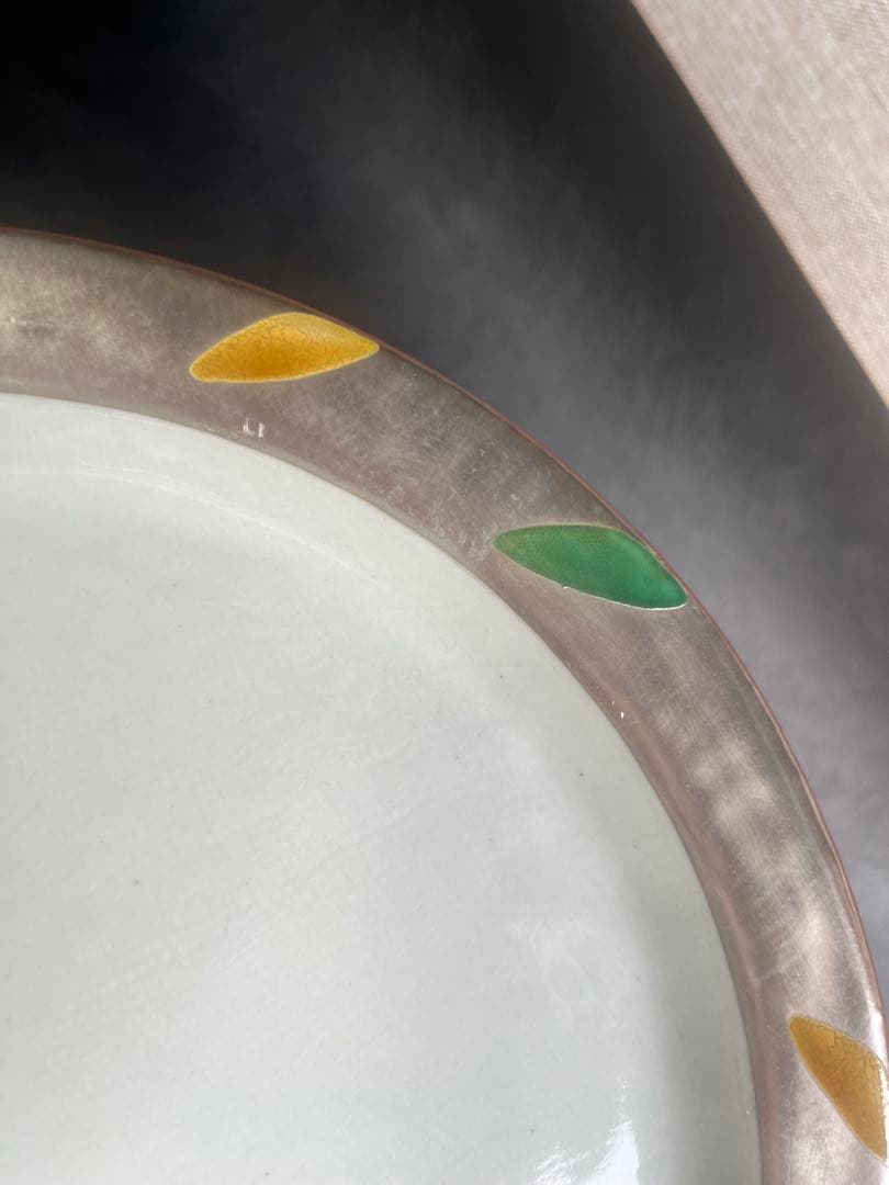 蔵珍窯　純銀　大皿　プレート　３枚　いぶし銀