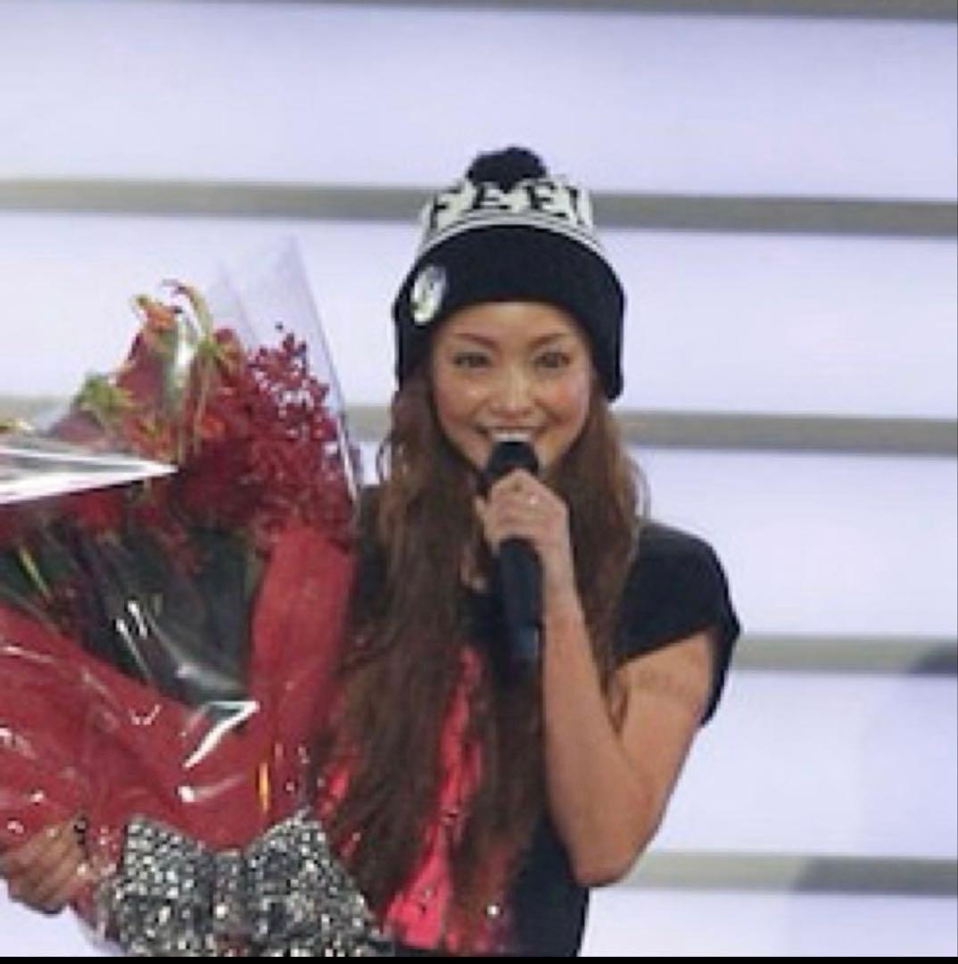 新品未使用　マウジー　moussy 安室奈美恵　FEEL ニット帽　ブラック