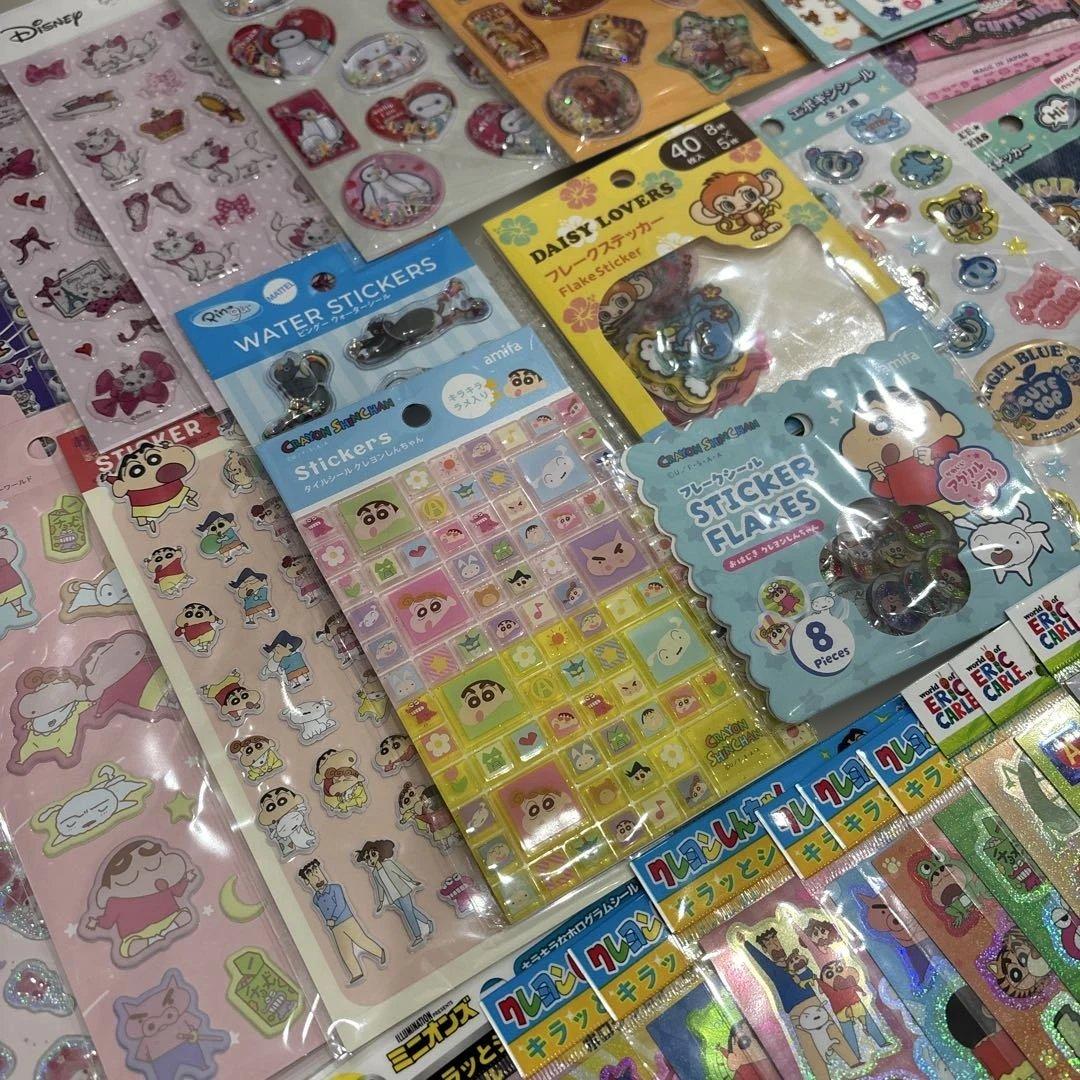 ダイソー セリア シールまとめ売り 全63枚 サンリオ ぷくっとシール