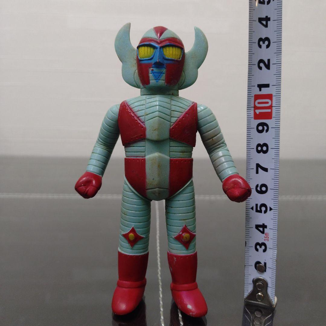 ソフビ　電人ザボーガ－　ブルマァク　当時物　希少　約13センチ