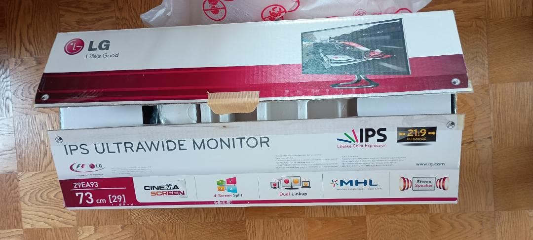 29インチ ウルトラワイド　LG FLATRON 29EA93-P