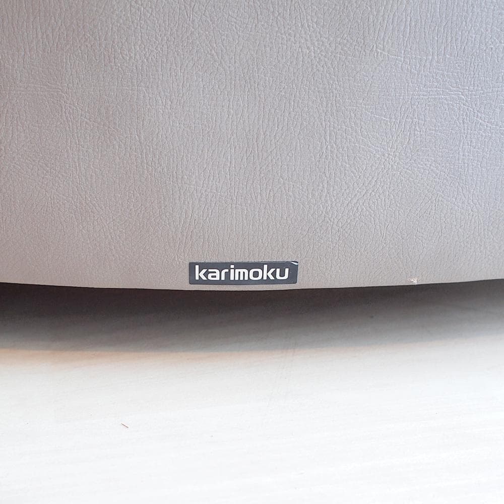 カリモク/karimoku ZW7307 定価22万 1人掛けソファ 回転 本革